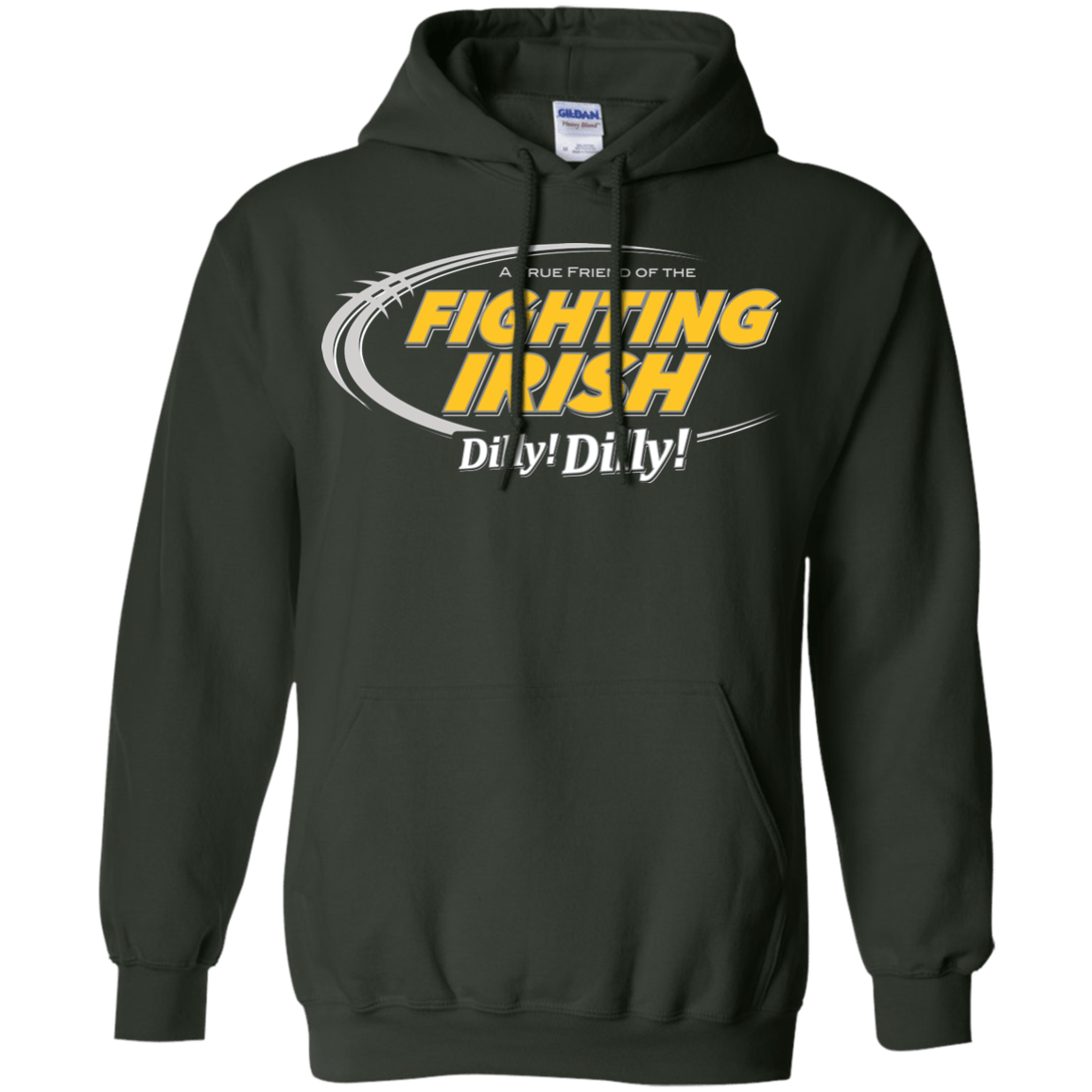 Sweatshirts Forest Green / Small Notre Dame Dilly Dilly Pullover Hoodie