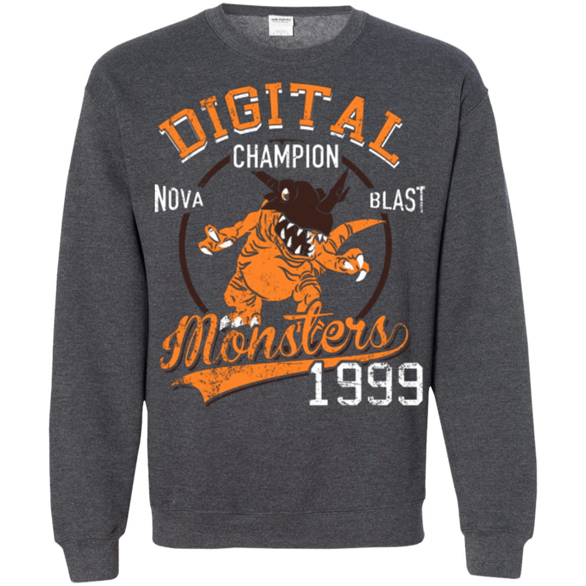 Sweatshirts Dark Heather / Small Nova Blast Crewneck Sweatshirt