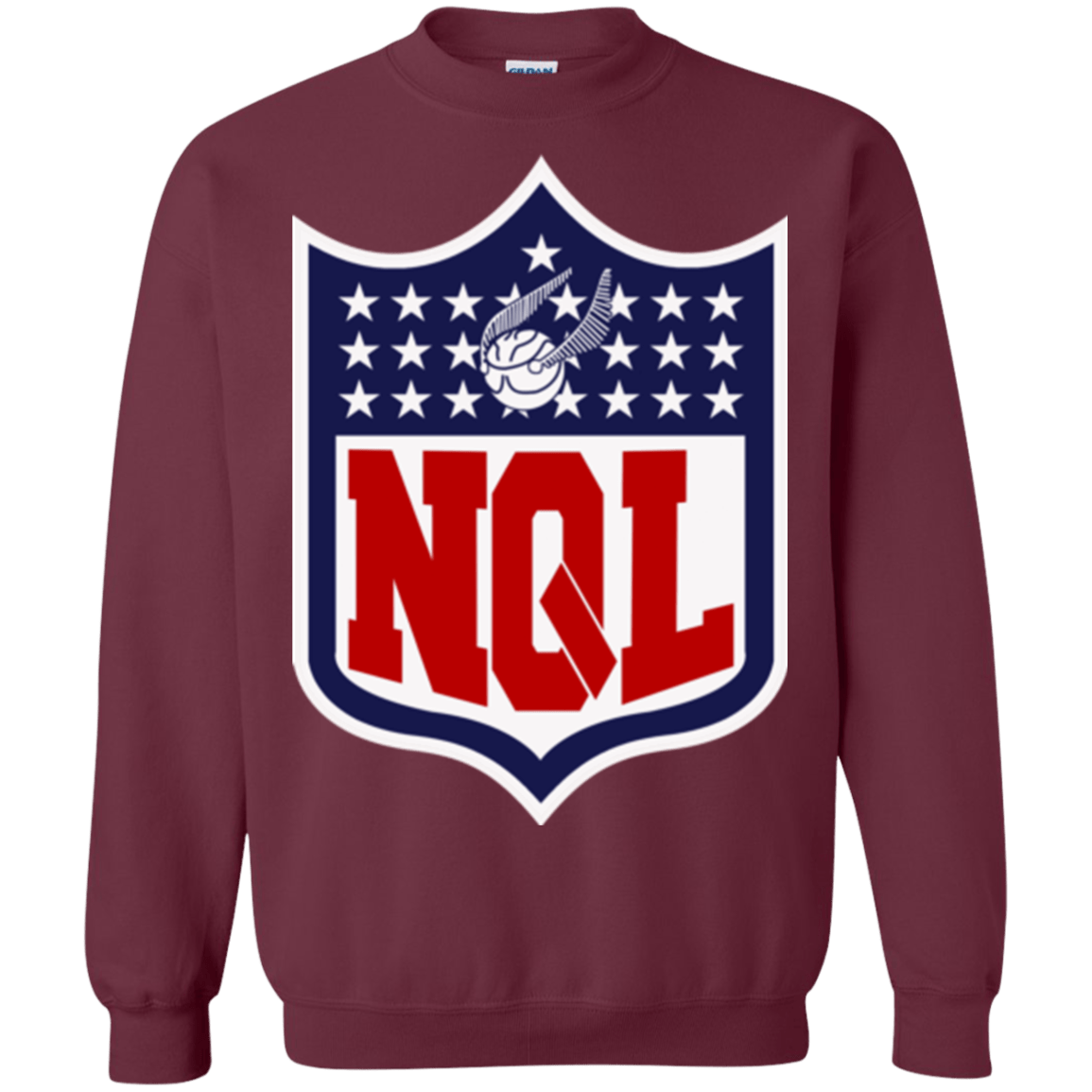 Sweatshirts Maroon / Small NQL Crewneck Sweatshirt