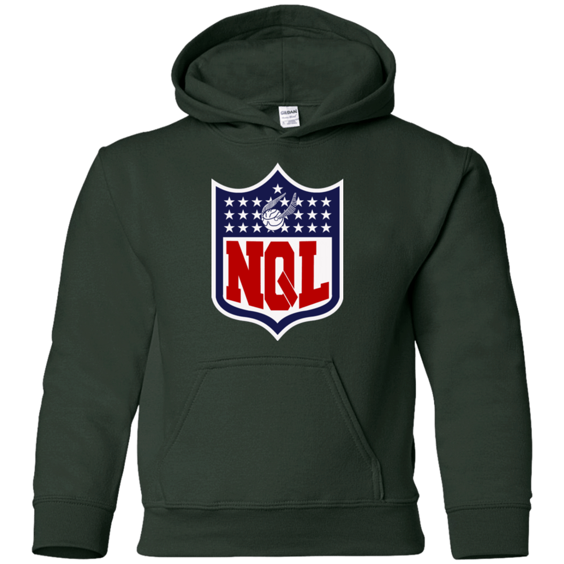 Sweatshirts Forest Green / YS NQL Youth Hoodie