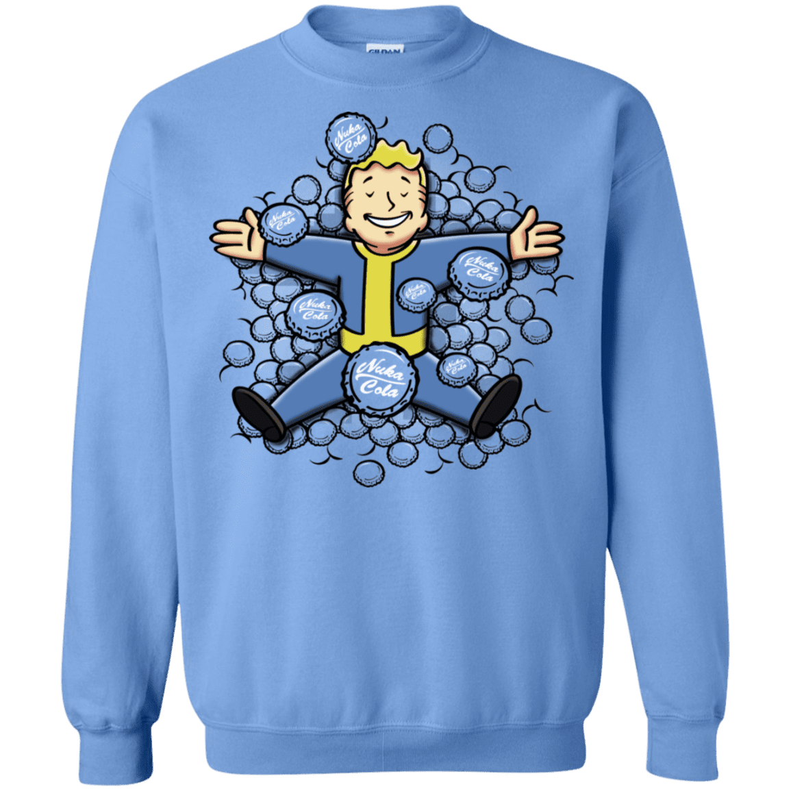 Sweatshirts Carolina Blue / S Nuclear Beauty Crewneck Sweatshirt