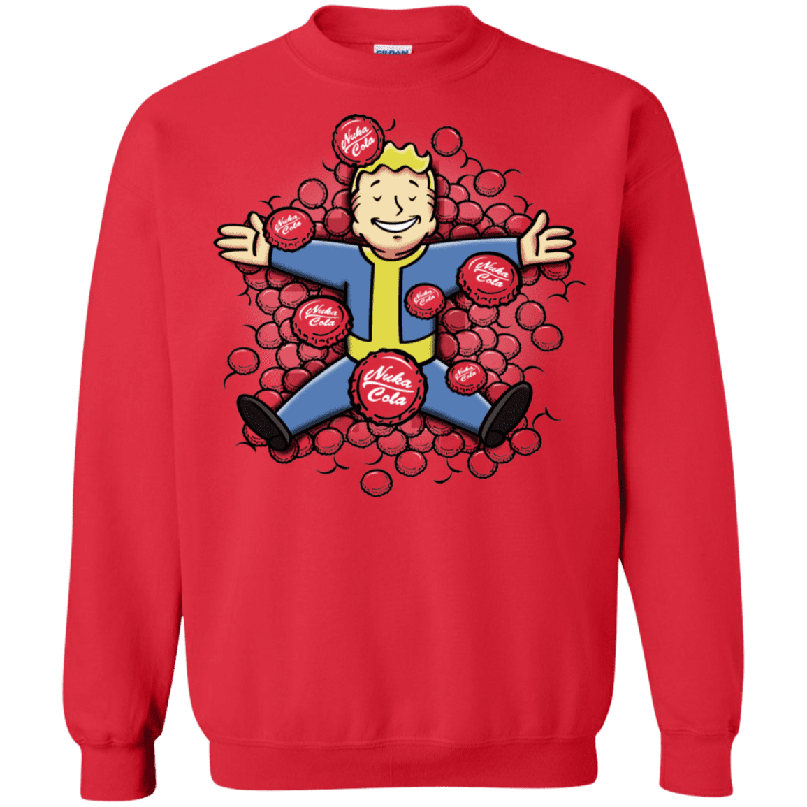 Sweatshirts Red / S Nuclear Beauty Crewneck Sweatshirt