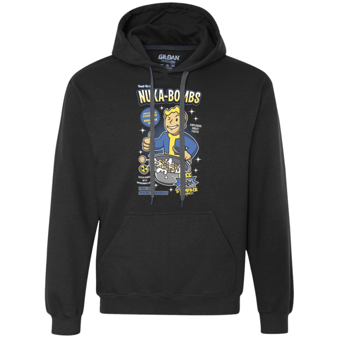 Sweatshirts Black / Small Nuka Bombs Premium Fleece Hoodie