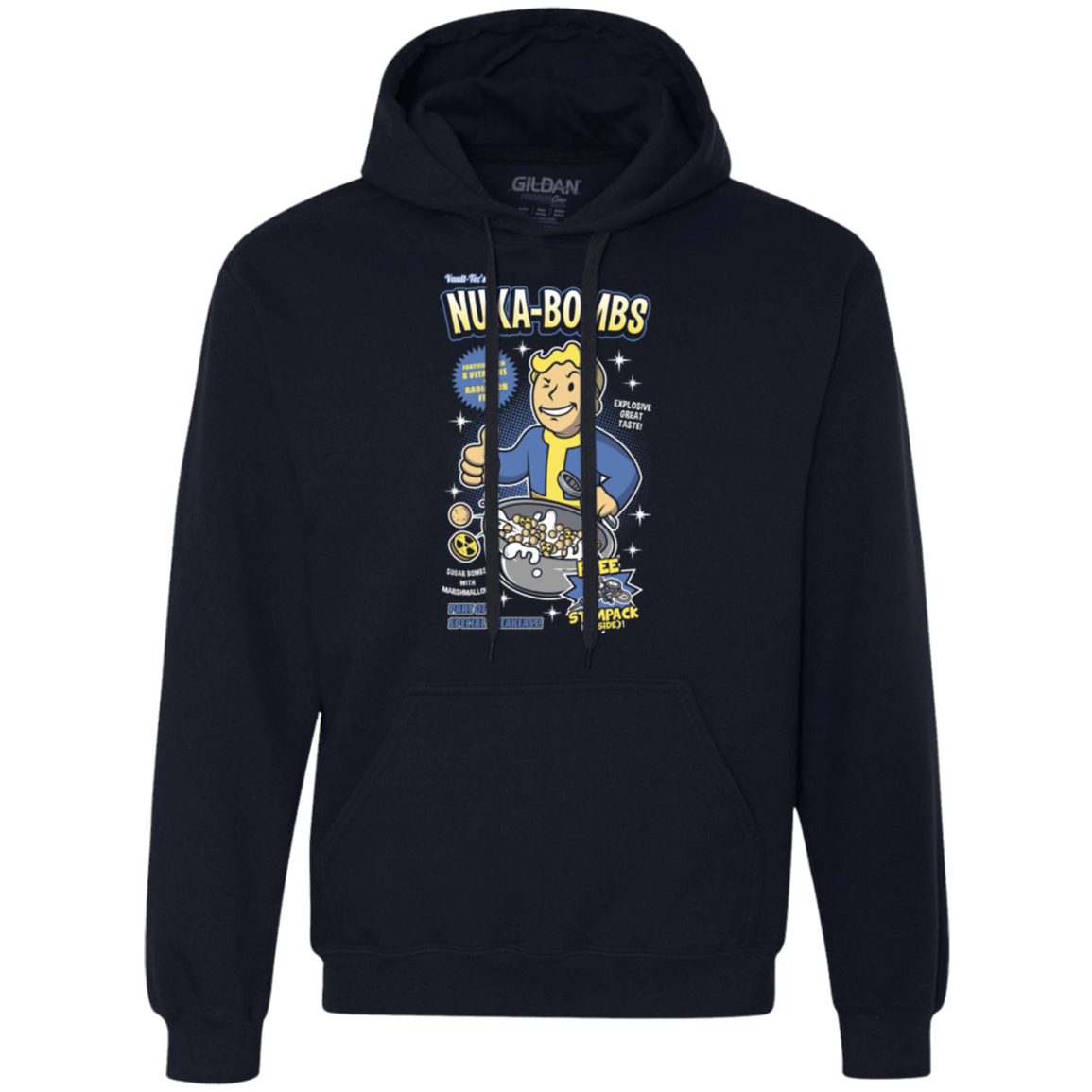 Sweatshirts Navy / Small Nuka Bombs Premium Fleece Hoodie