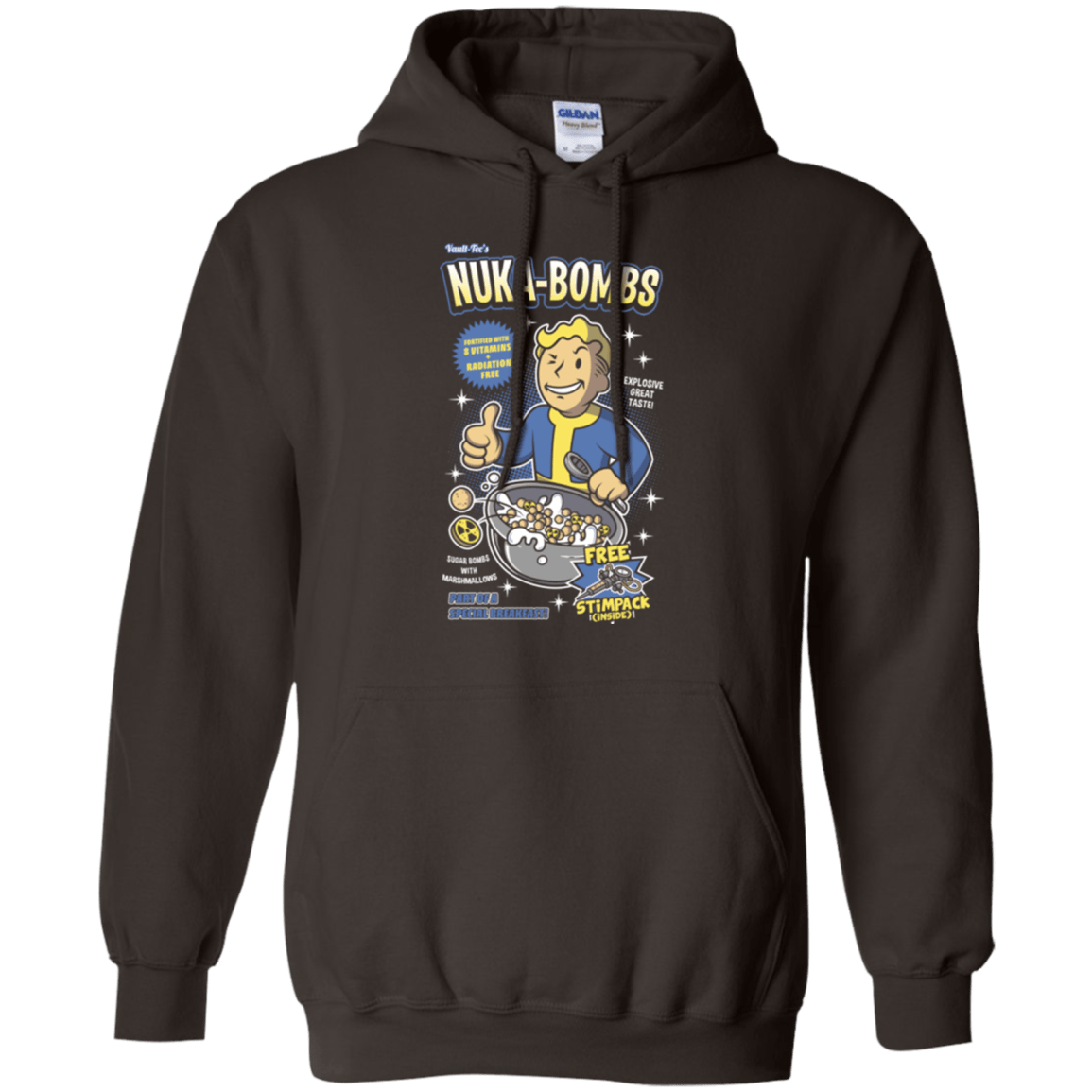 Sweatshirts Dark Chocolate / Small Nuka Bombs Pullover Hoodie