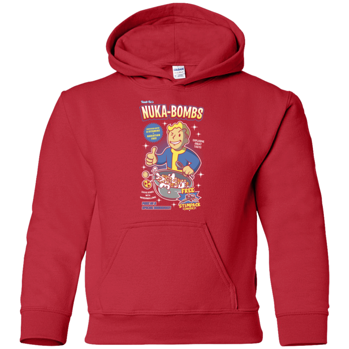 Sweatshirts Red / YS Nuka Bombs Youth Hoodie