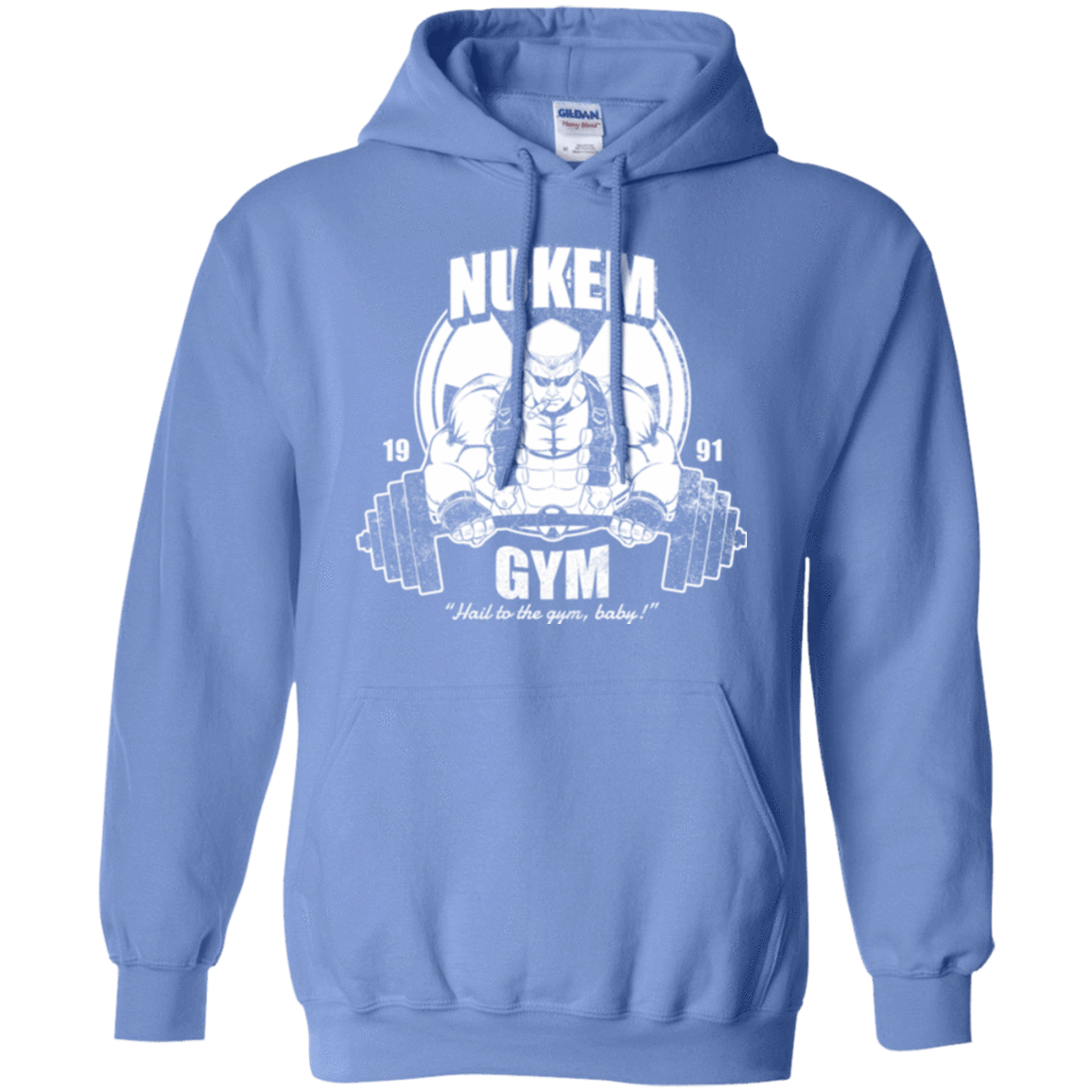 Sweatshirts Carolina Blue / Small Nukem Gym Pullover Hoodie