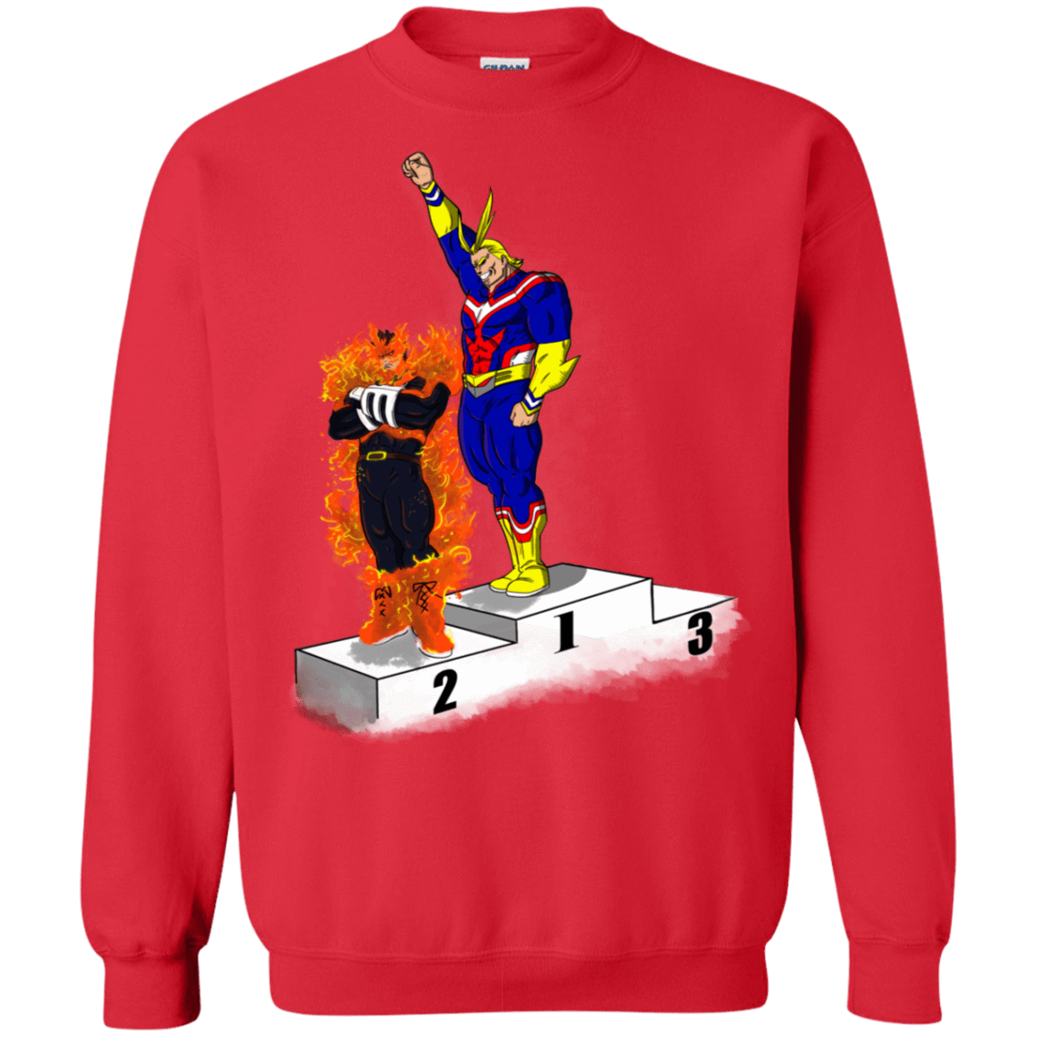 Sweatshirts Red / S Number One Crewneck Sweatshirt