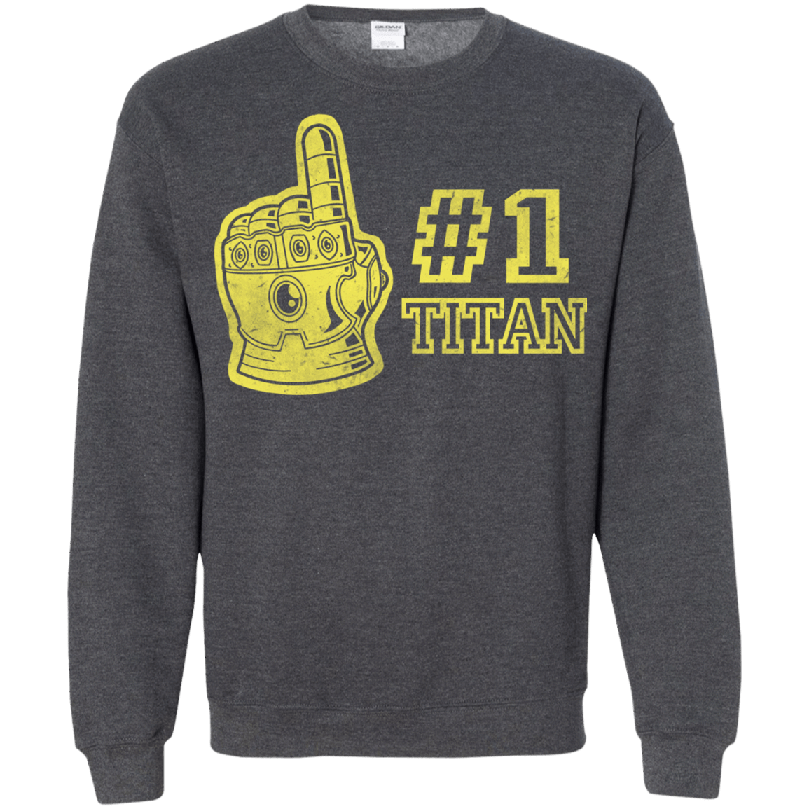 Sweatshirts Dark Heather / S Number One Titan Crewneck Sweatshirt