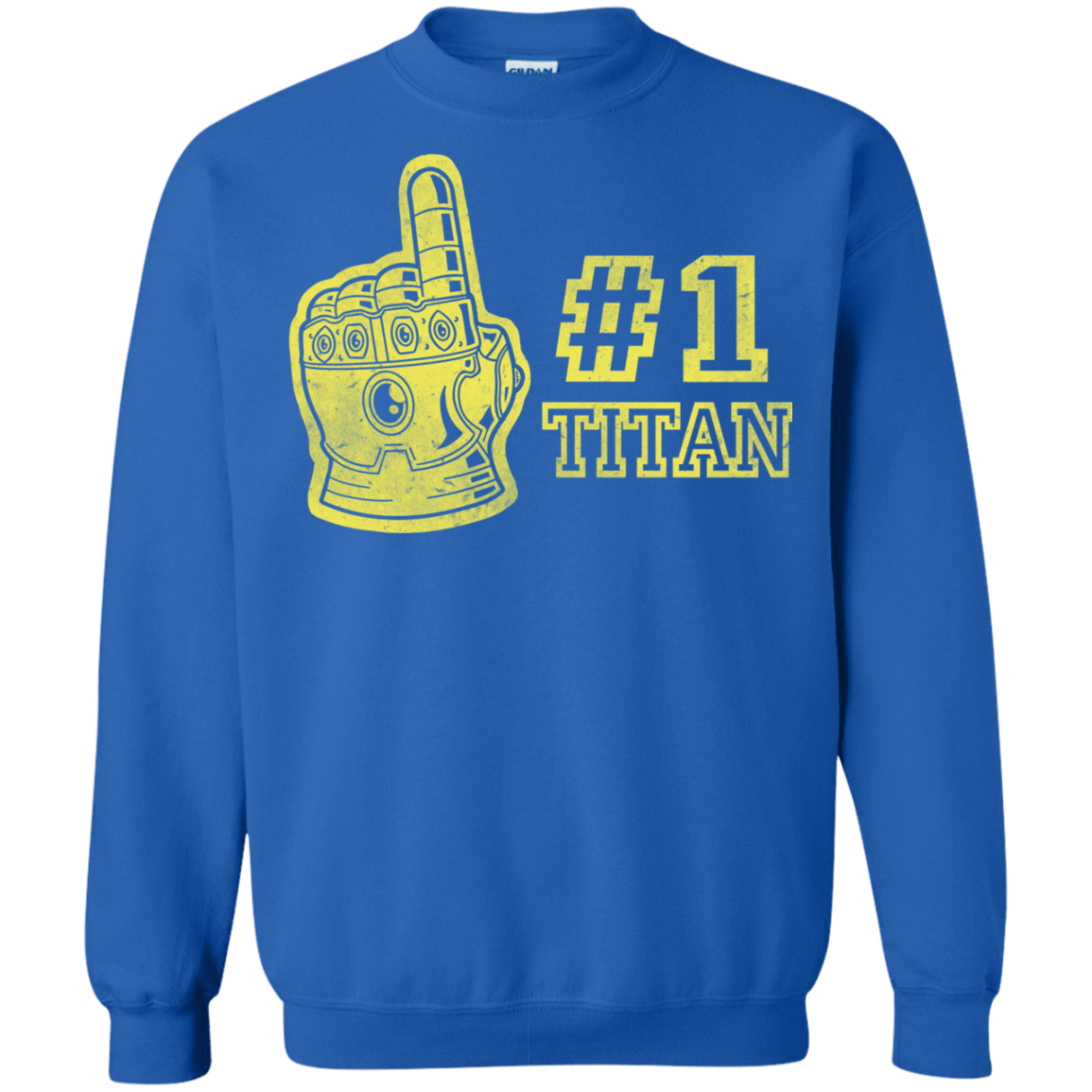 Sweatshirts Royal / S Number One Titan Crewneck Sweatshirt