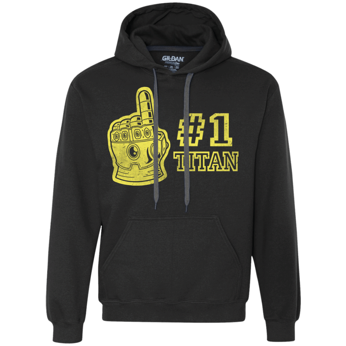 Sweatshirts Black / S Number One Titan Premium Fleece Hoodie