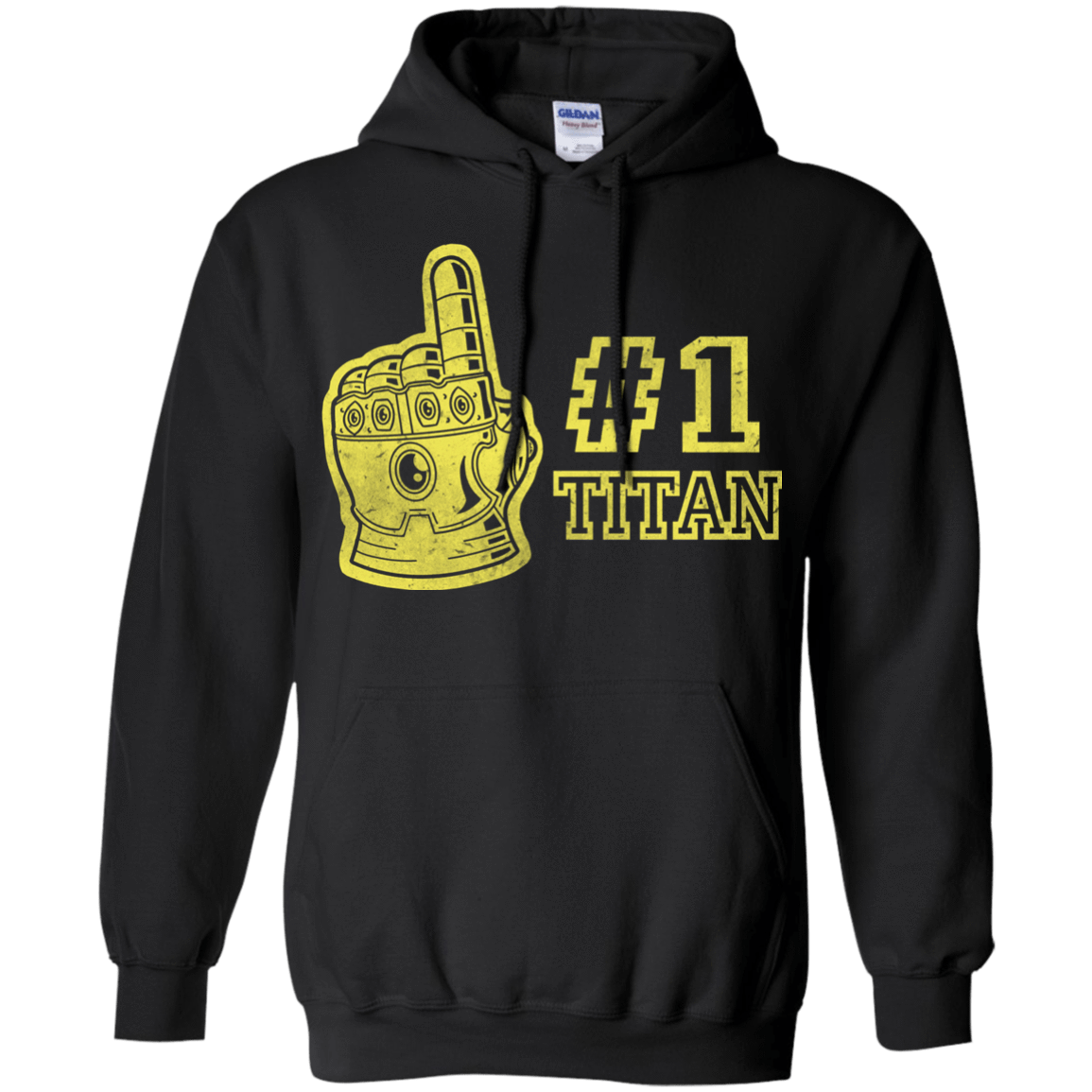 Sweatshirts Black / S Number One Titan Pullover Hoodie