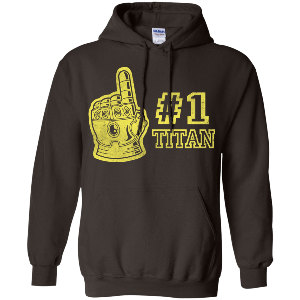Sweatshirts Dark Chocolate / S Number One Titan Pullover Hoodie