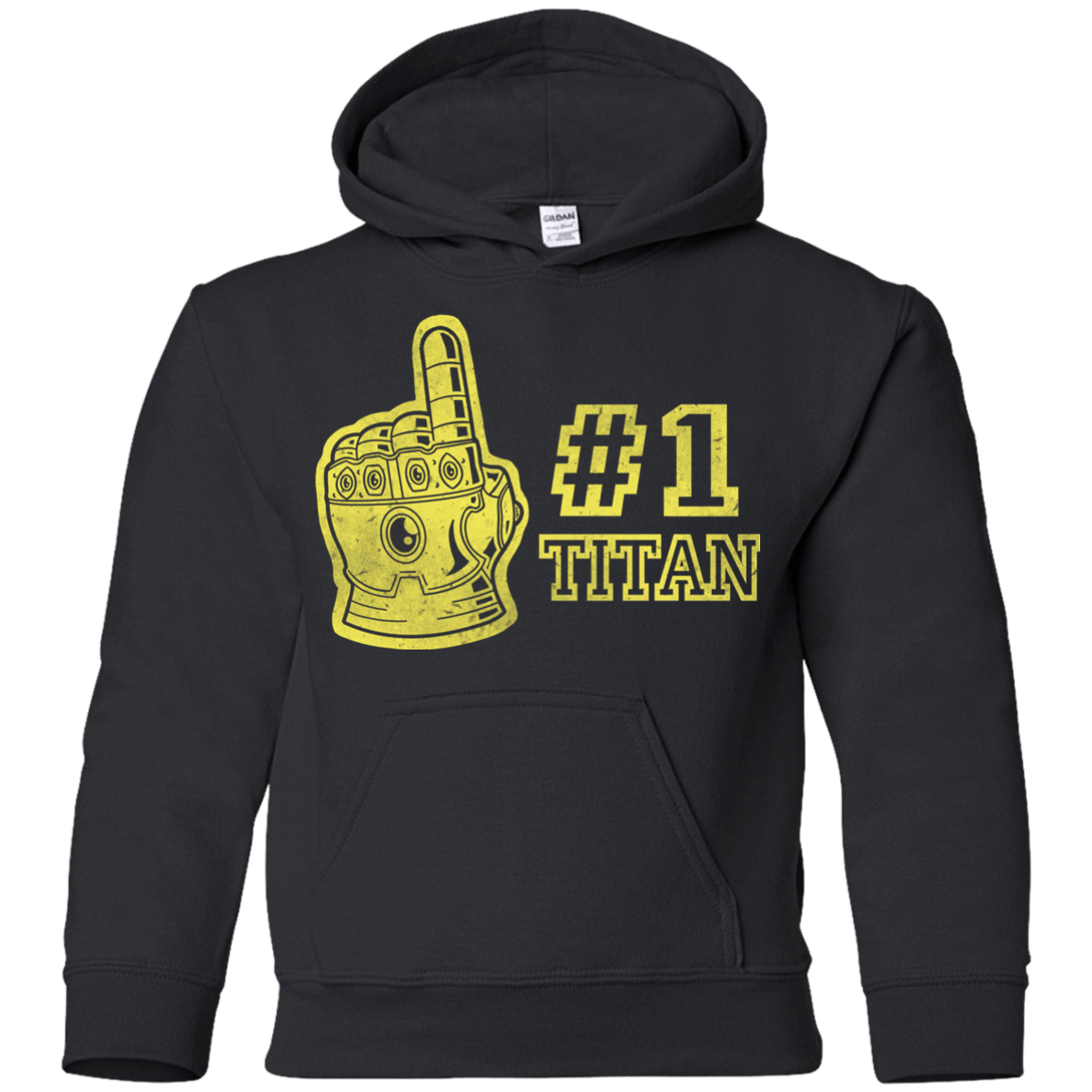 Sweatshirts Black / YS Number One Titan Youth Hoodie
