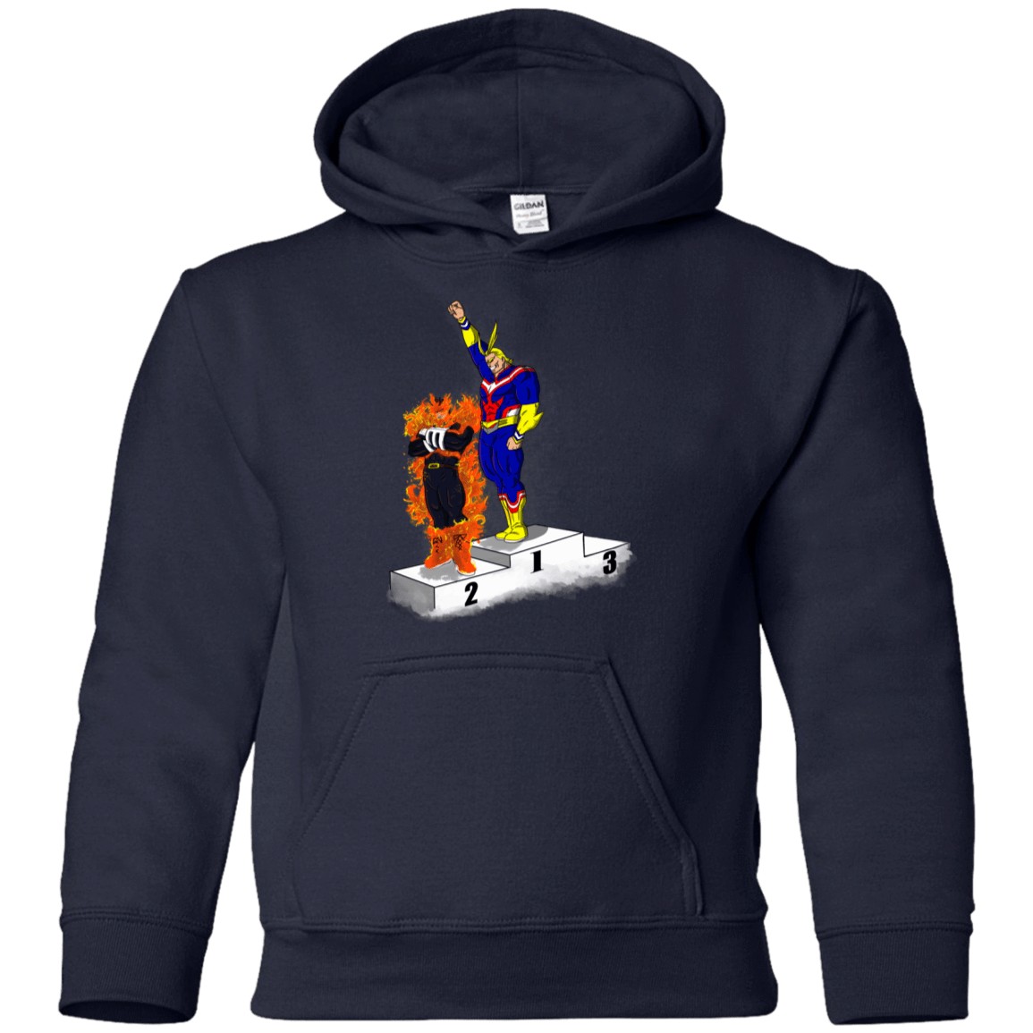 Sweatshirts Navy / YS Number One Youth Hoodie