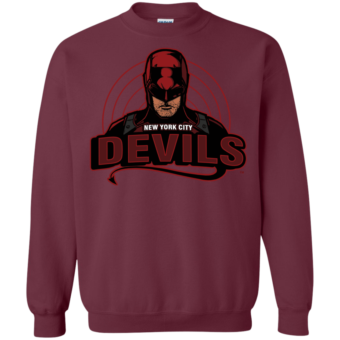 Sweatshirts Maroon / S NYC Devils Crewneck Sweatshirt