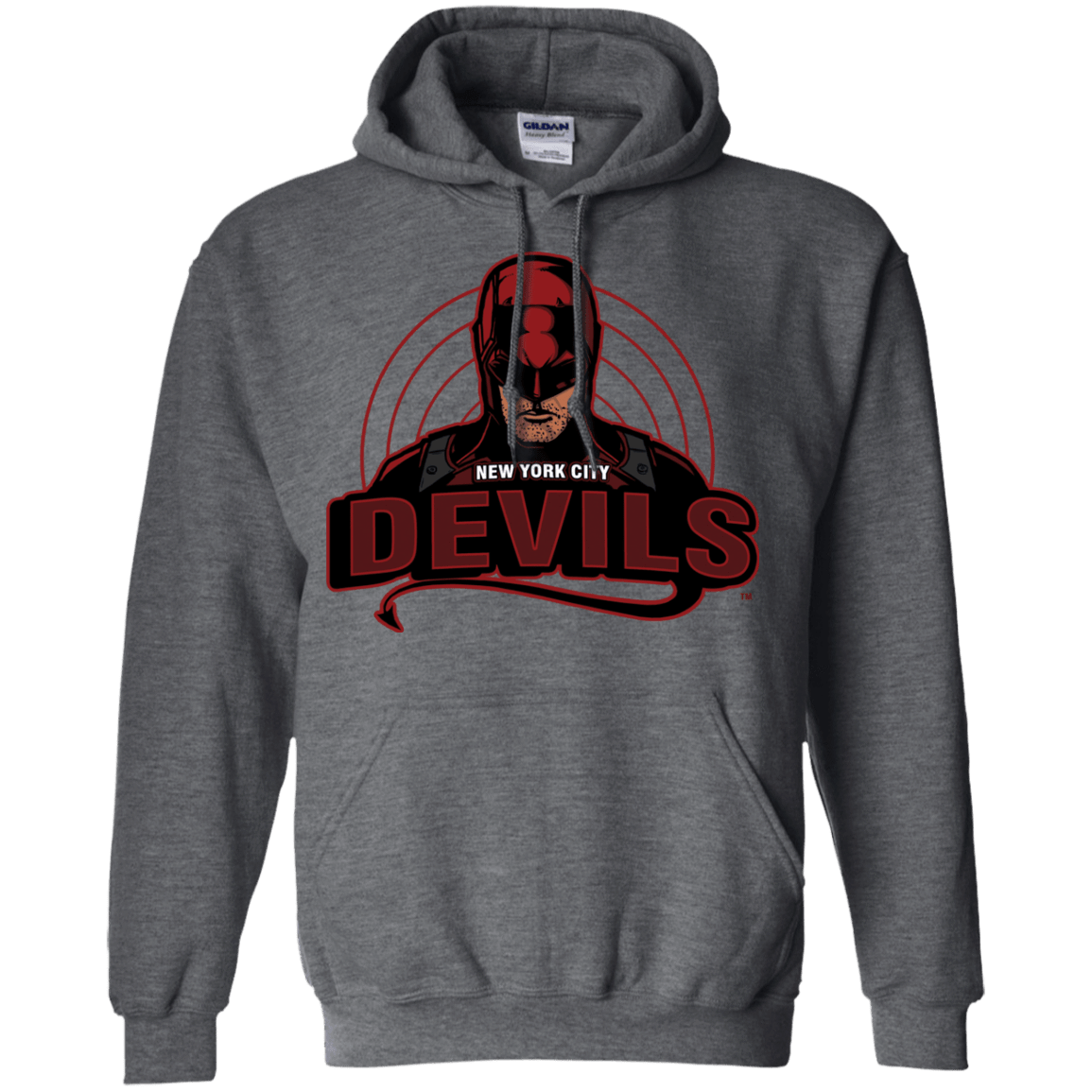Sweatshirts Dark Heather / S NYC Devils Pullover Hoodie