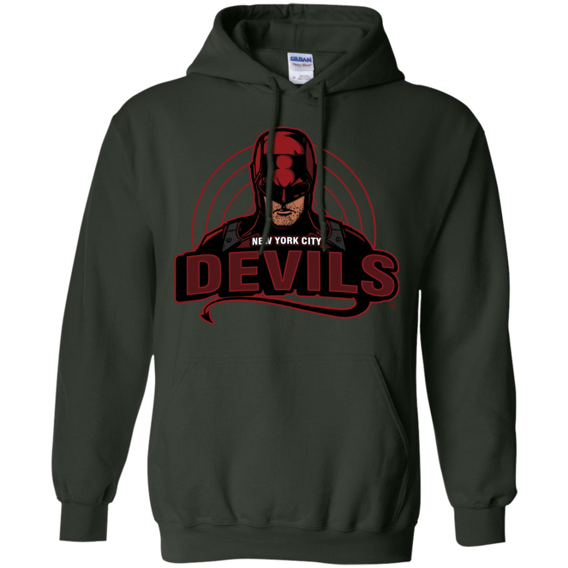 Sweatshirts Forest Green / S NYC Devils Pullover Hoodie
