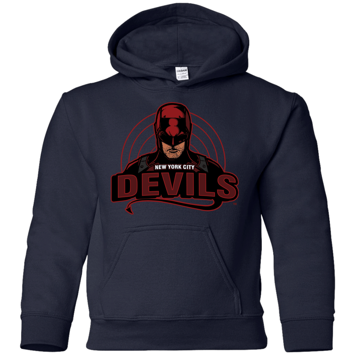 Sweatshirts Navy / YS NYC Devils Youth Hoodie