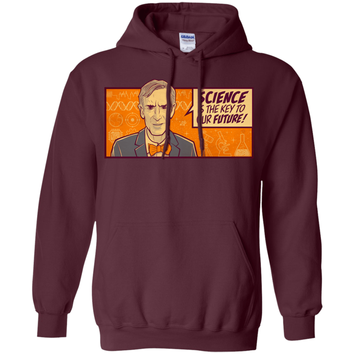 Sweatshirts Maroon / S NYE key future Hoodie