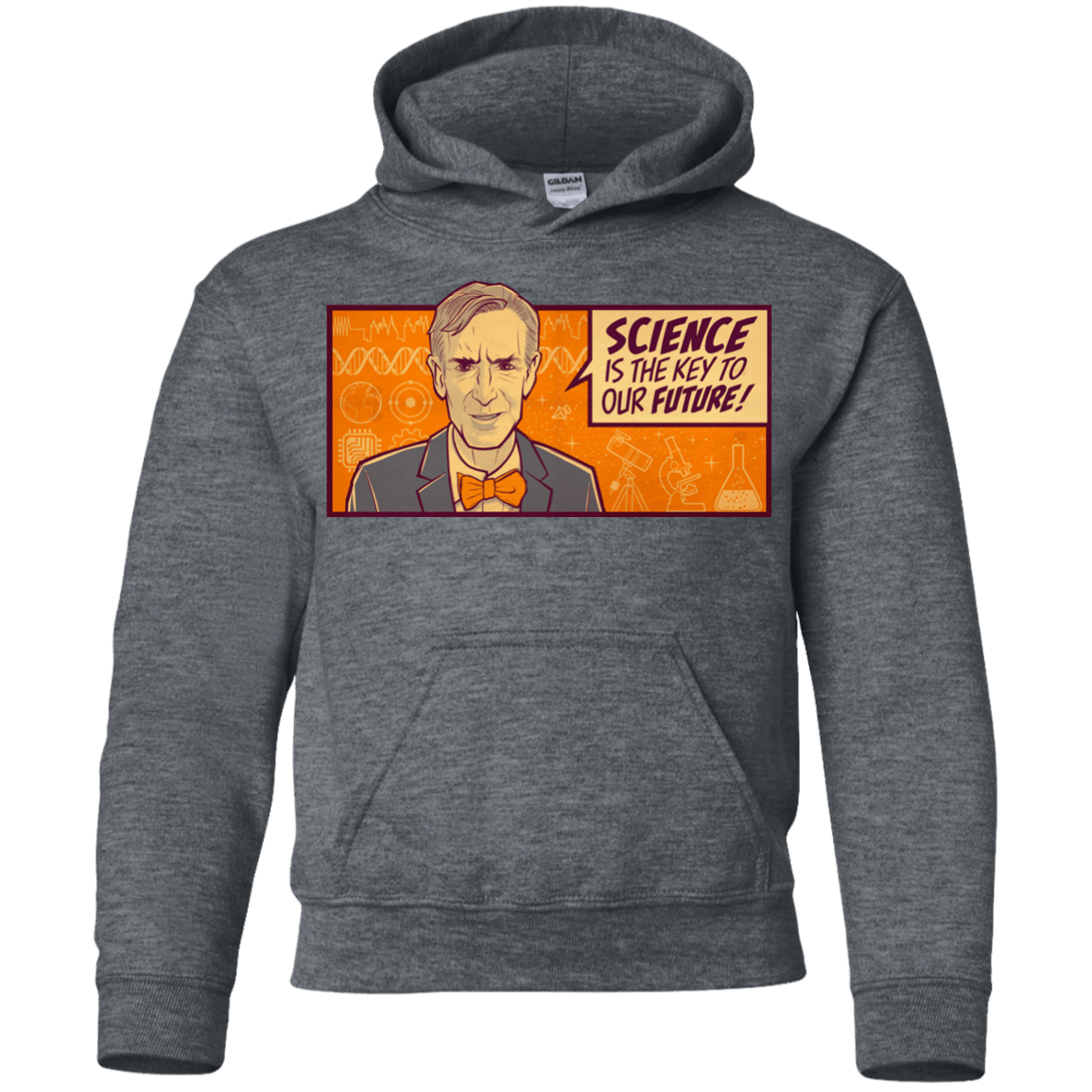 Sweatshirts Dark Heather / YS NYE key future Youth Hoodie