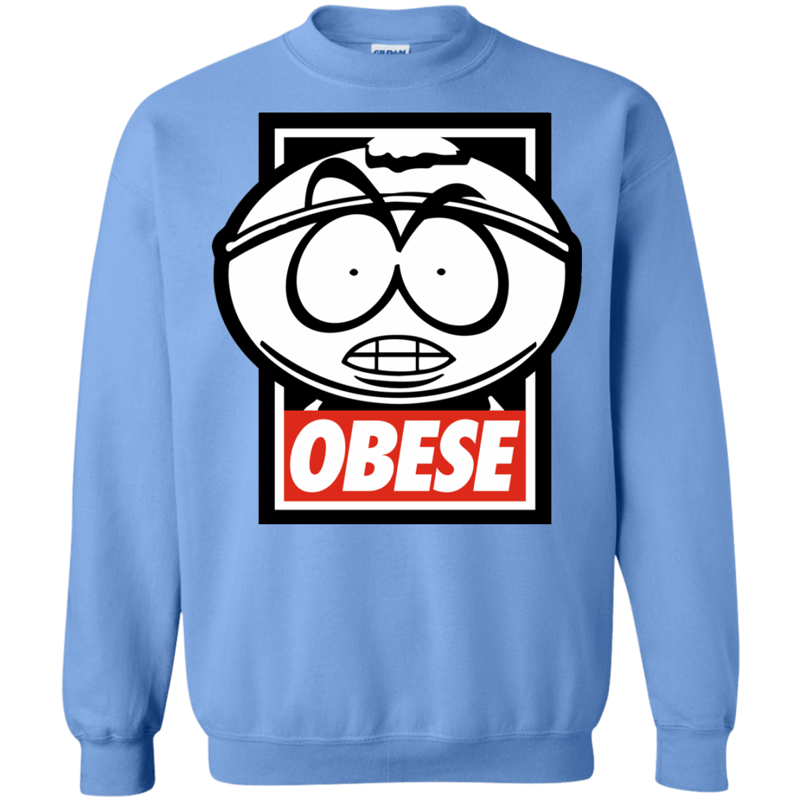 Sweatshirts Carolina Blue / S Obese Crewneck Sweatshirt