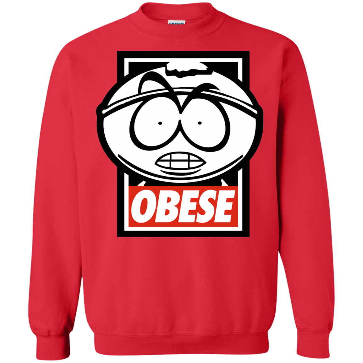 Sweatshirts Red / S Obese Crewneck Sweatshirt