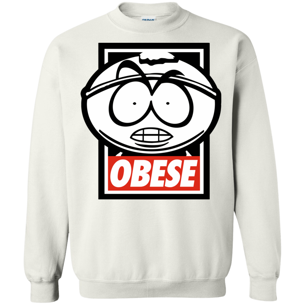 Sweatshirts White / S Obese Crewneck Sweatshirt