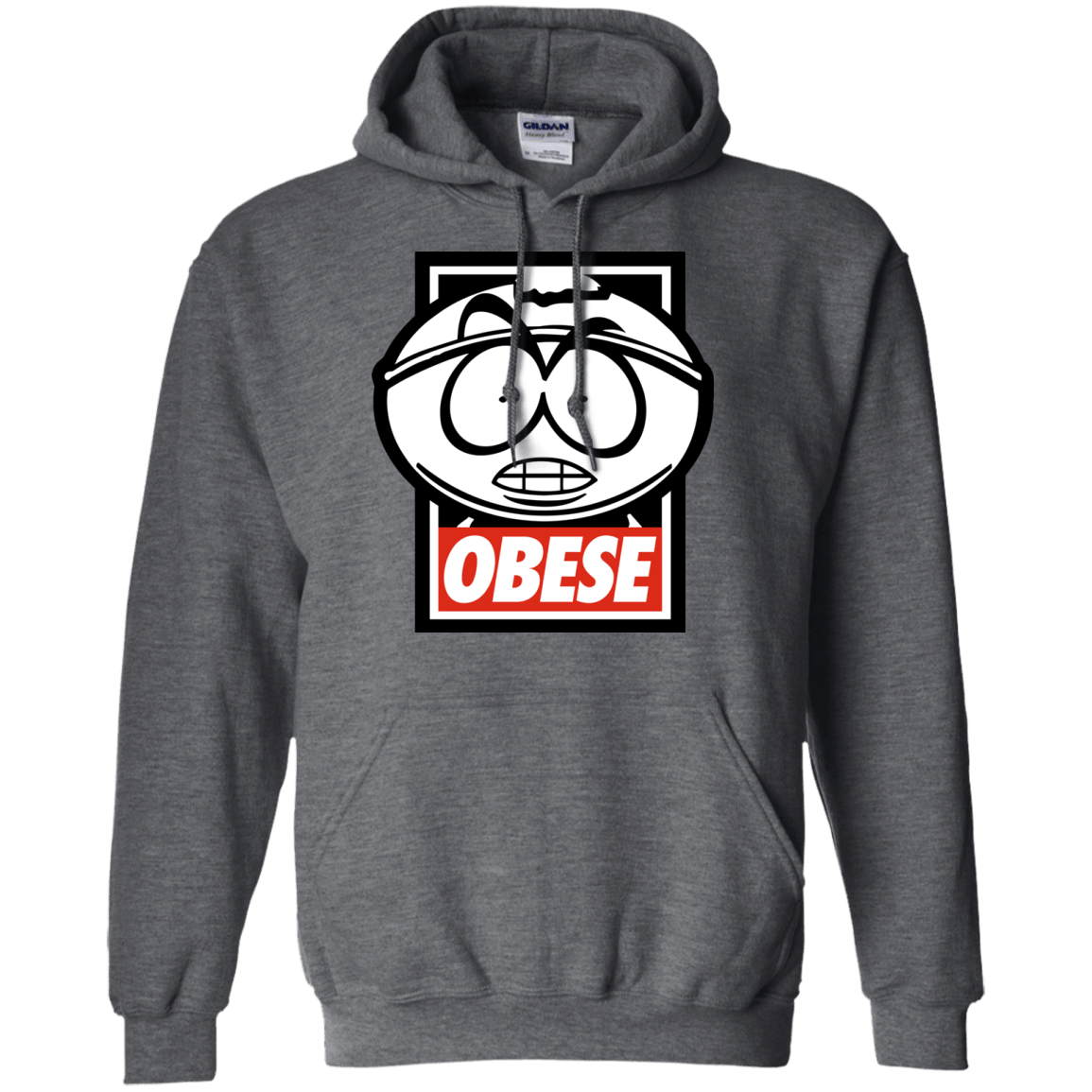 Sweatshirts Dark Heather / S Obese Pullover Hoodie