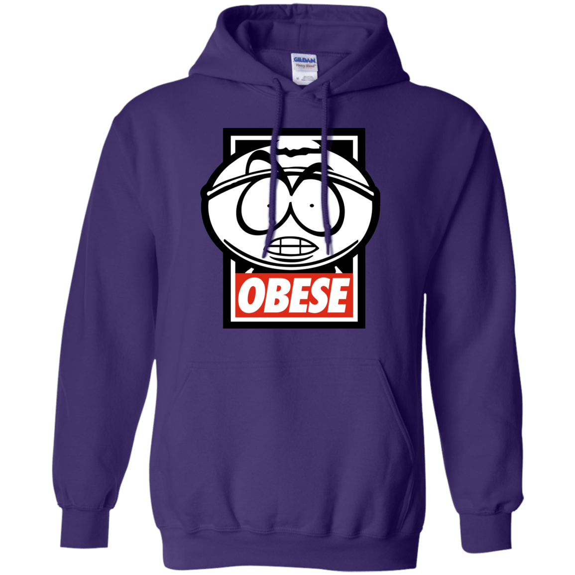 Sweatshirts Purple / S Obese Pullover Hoodie