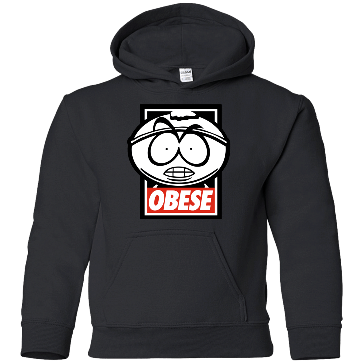 Sweatshirts Black / YS Obese Youth Hoodie