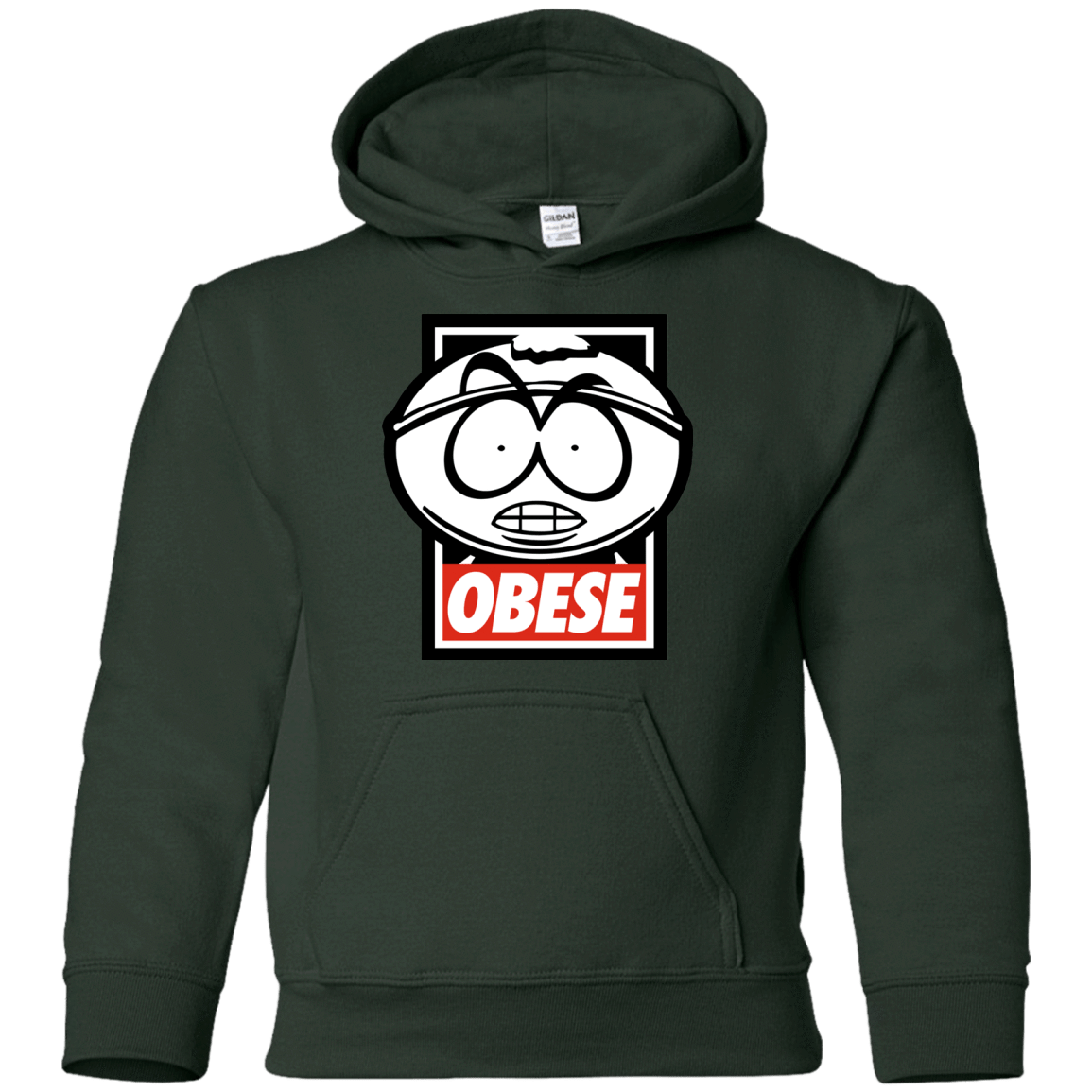 Sweatshirts Forest Green / YS Obese Youth Hoodie