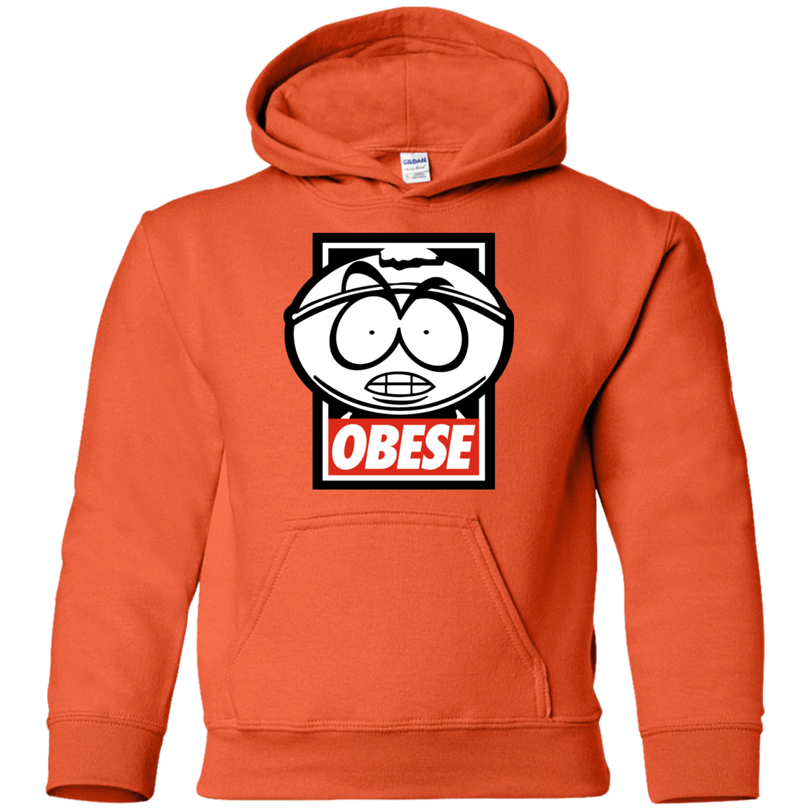 Sweatshirts Orange / YS Obese Youth Hoodie