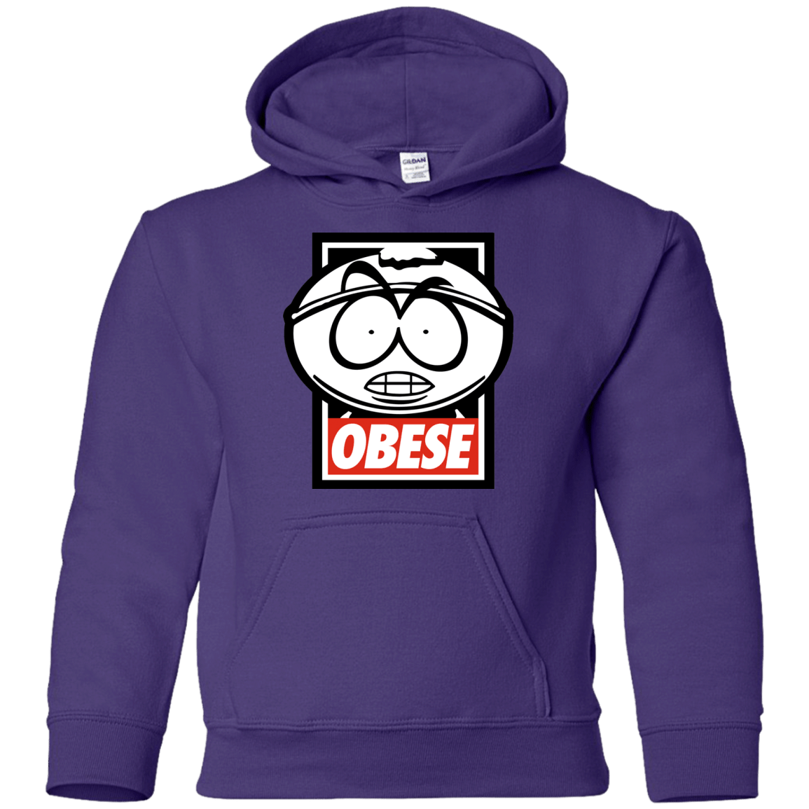 Sweatshirts Purple / YS Obese Youth Hoodie