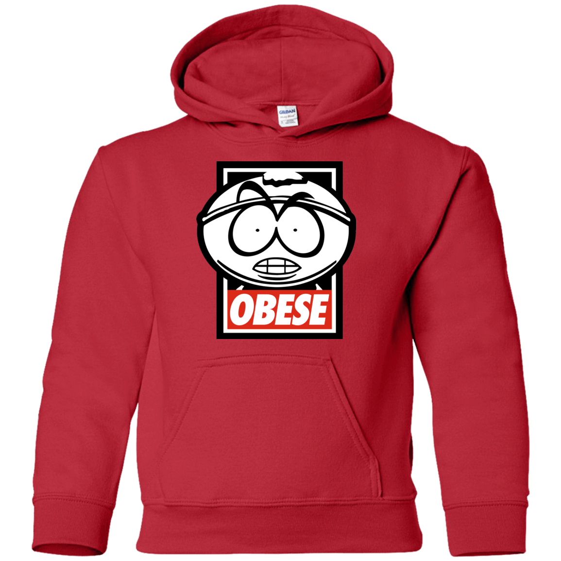 Sweatshirts Red / YS Obese Youth Hoodie