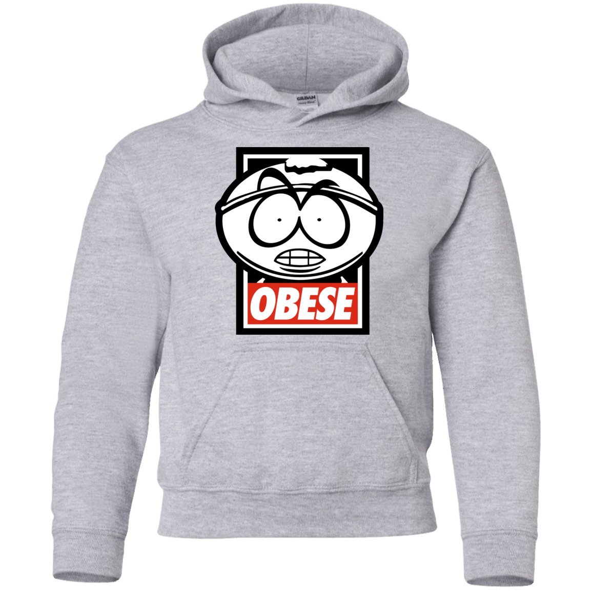 Sweatshirts Sport Grey / YS Obese Youth Hoodie