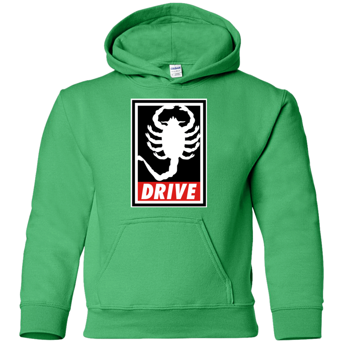 Sweatshirts Irish Green / YS Obey and drive Youth Hoodie