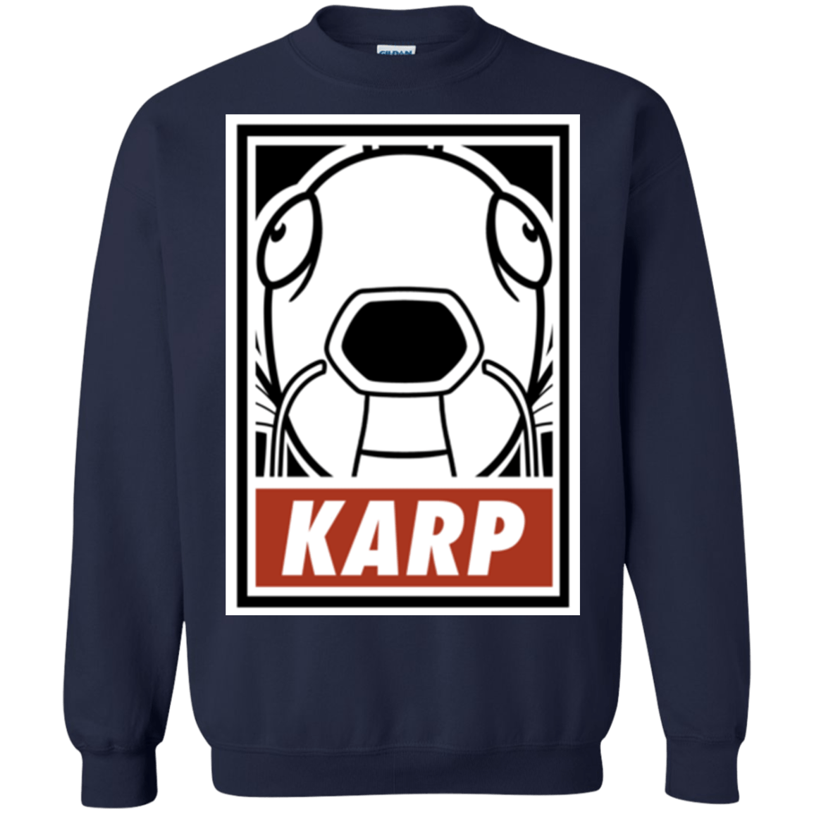 Sweatshirts Navy / Small Obey Karp Crewneck Sweatshirt