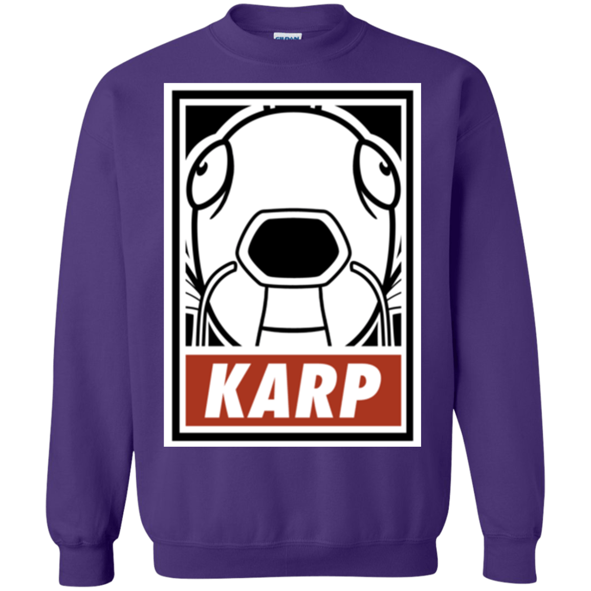 Sweatshirts Purple / Small Obey Karp Crewneck Sweatshirt