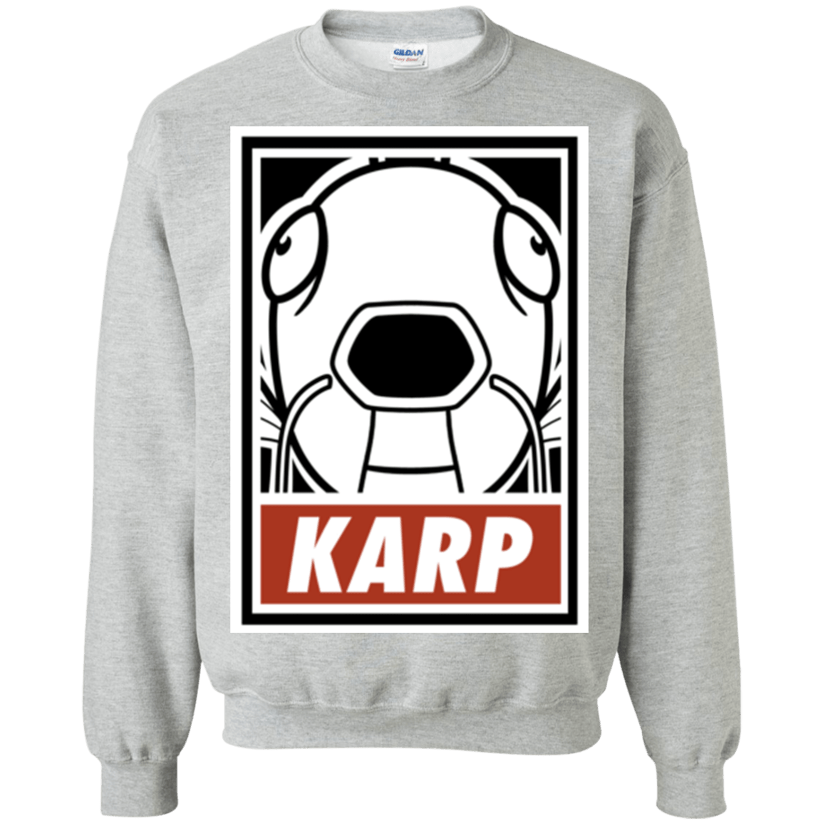 Sweatshirts Sport Grey / Small Obey Karp Crewneck Sweatshirt