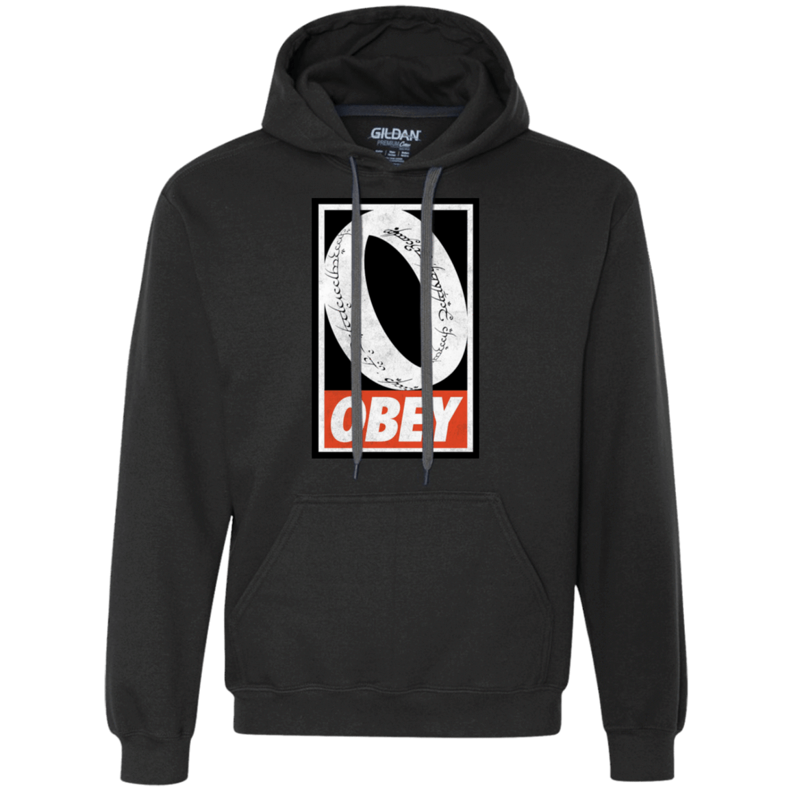 Sweatshirts Black / S Obey One Ring Premium Fleece Hoodie