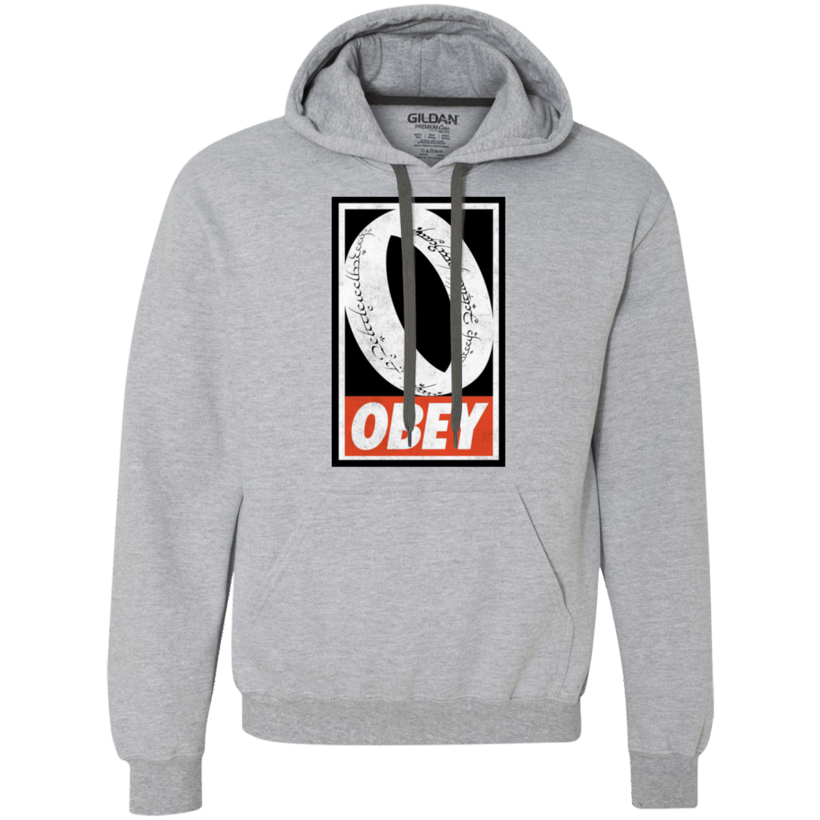 Sweatshirts Sport Grey / 2XL Obey One Ring Premium Fleece Hoodie