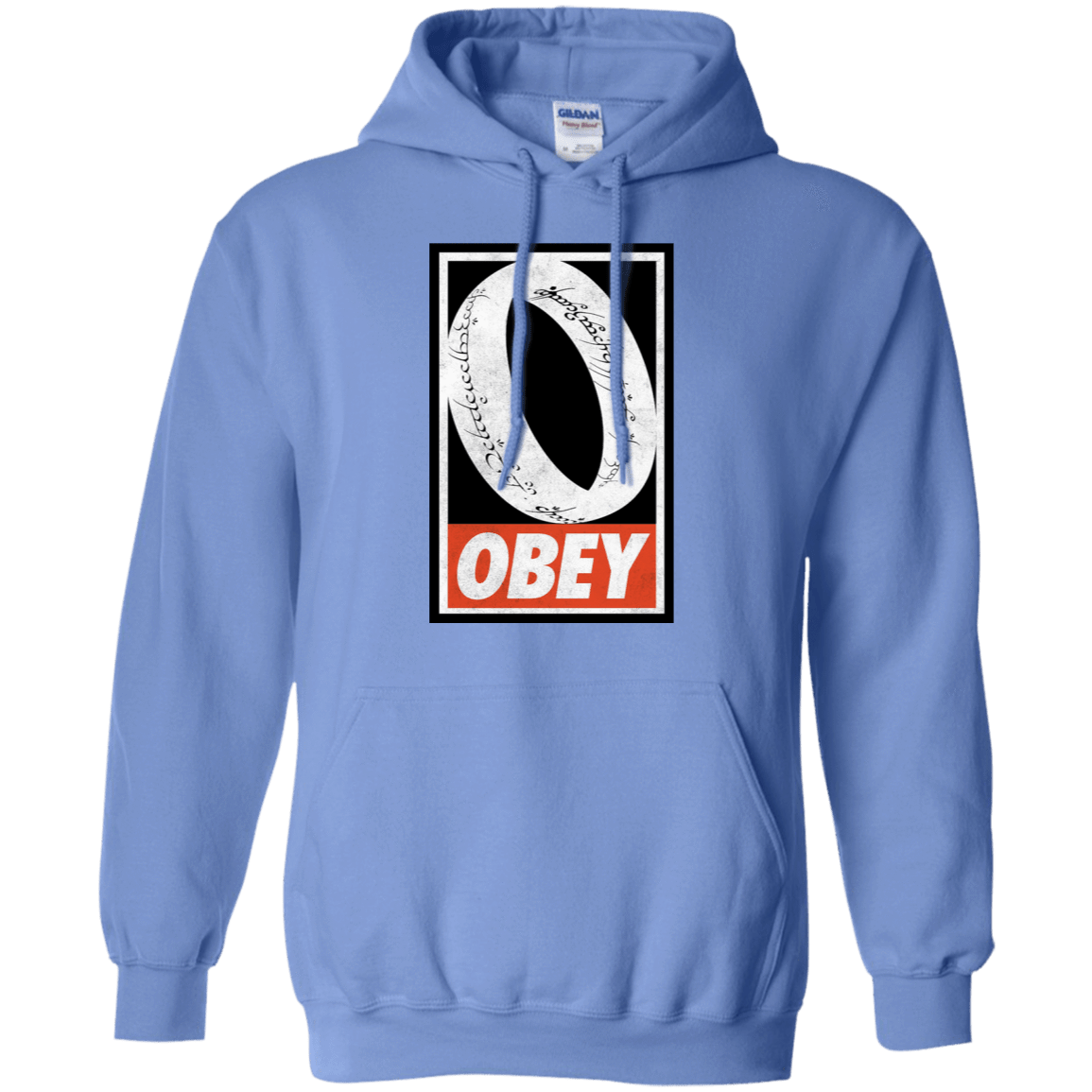 Sweatshirts Carolina Blue / S Obey One Ring Pullover Hoodie