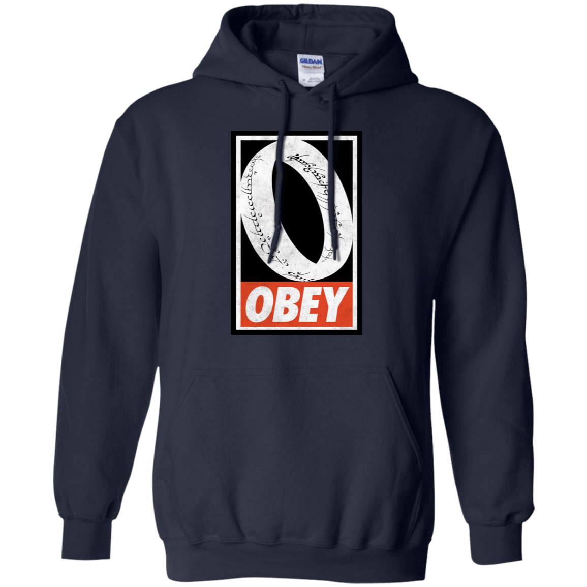 Sweatshirts Navy / S Obey One Ring Pullover Hoodie