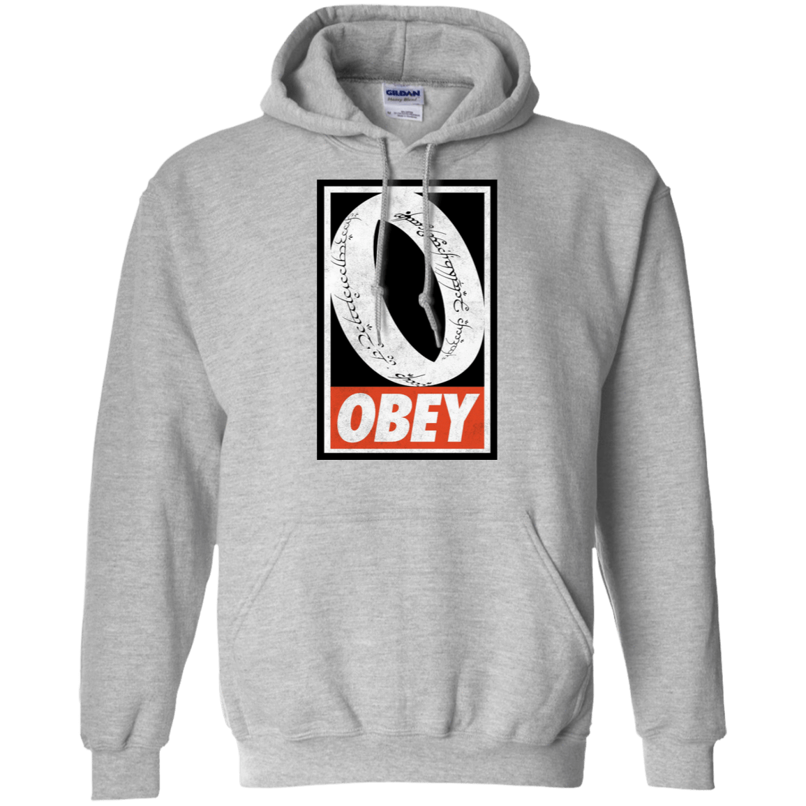Sweatshirts Sport Grey / S Obey One Ring Pullover Hoodie