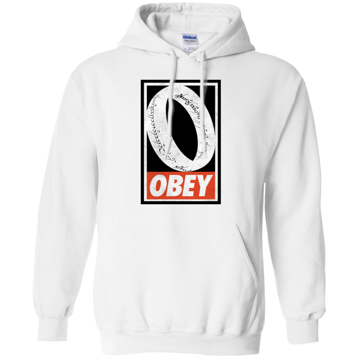 Sweatshirts White / S Obey One Ring Pullover Hoodie