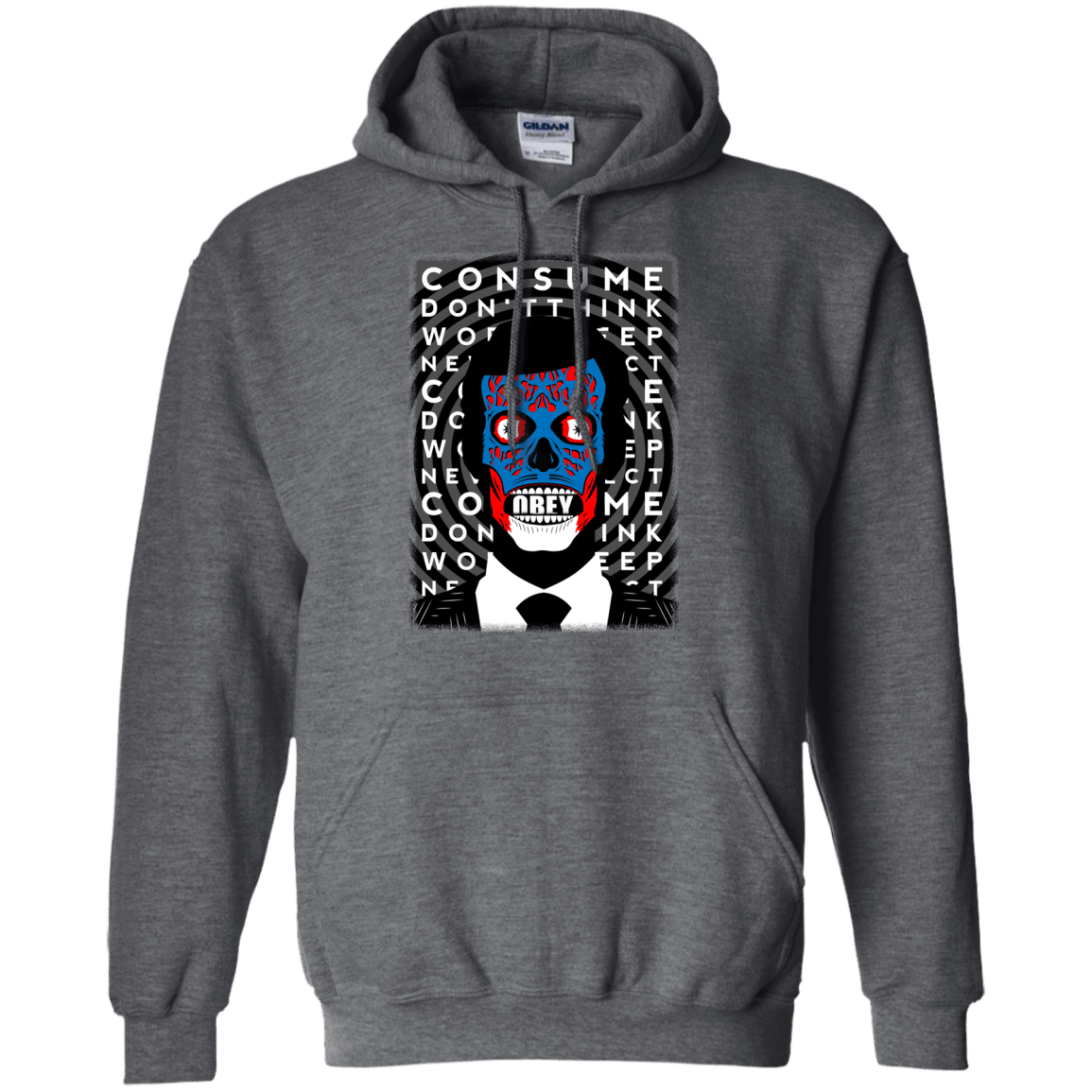 Sweatshirts Dark Heather / Small OBEY Pullover Hoodie