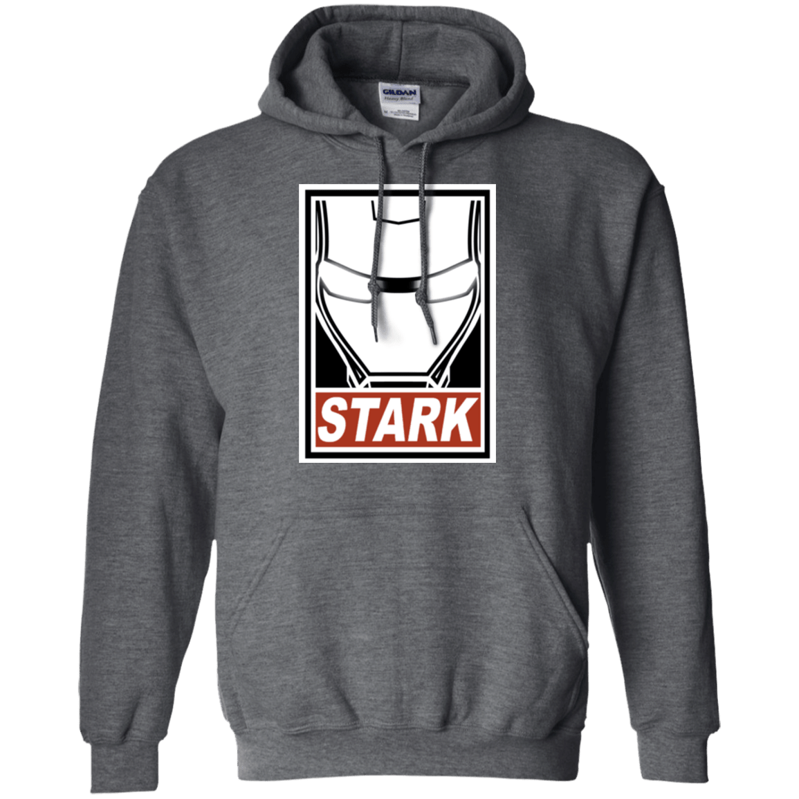 Sweatshirts Dark Heather / Small Obey Stark Pullover Hoodie