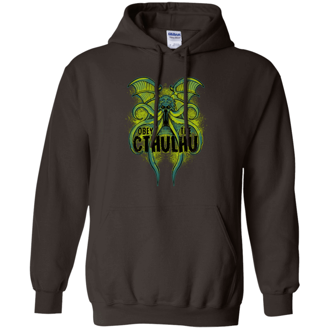 Sweatshirts Dark Chocolate / S Obey the Cthulhu Neon Pullover Hoodie