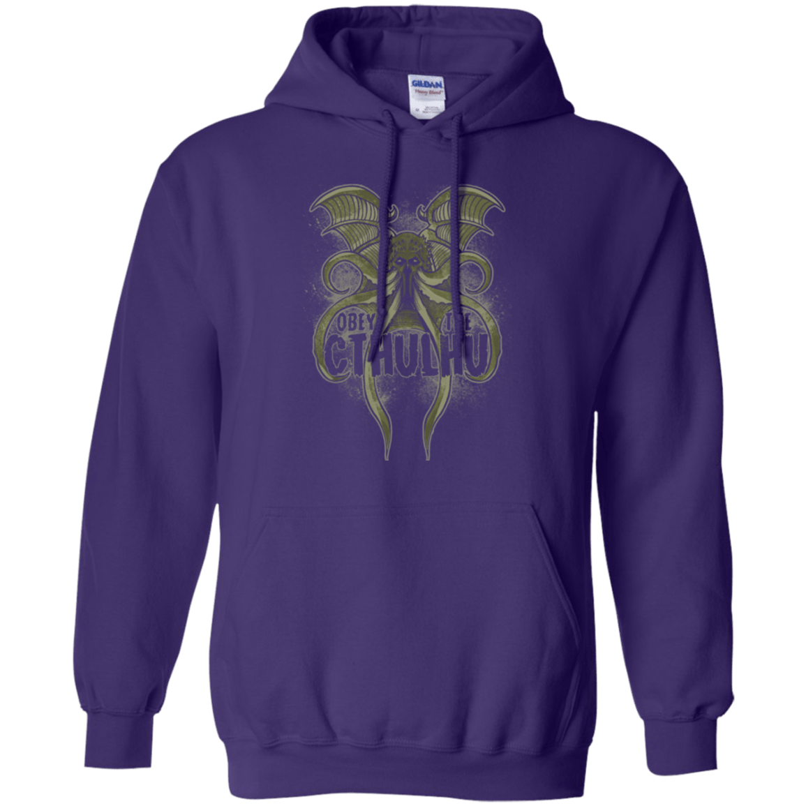 Sweatshirts Purple / Small Obey the Cthulhu Pullover Hoodie